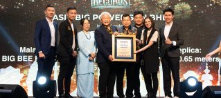 Asia Big Power Sdn Bhd Achieves ASEAN Record for ASEAN’s Largest Rooftop Beverage Can Replica: BIG BEE Honey Drinks Can Replica
