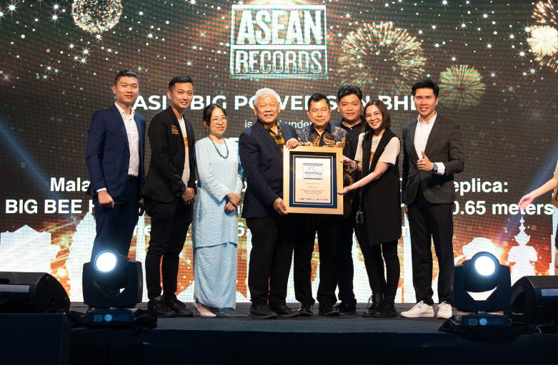 Asia Big Power Sdn Bhd Achieves ASEAN Record for ASEAN’s Largest Rooftop Beverage Can Replica: BIG BEE Honey Drinks Can Replica