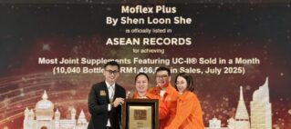 Shen Loon She Recognized for Most Joint Supplements Featuring UC-II® Sold in a Month