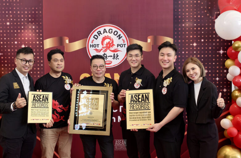 Dragon Hotpot Officially Recognised by ASEAN Records for Most Hotpot Ingredient and Soup Base Variety by an Australian Mala Hotpot Brand