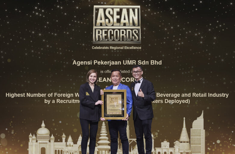 Agensi Pekerjaan UMR Recognised by ASEAN Records for Record-Breaking Workforce Deployment Achievement
