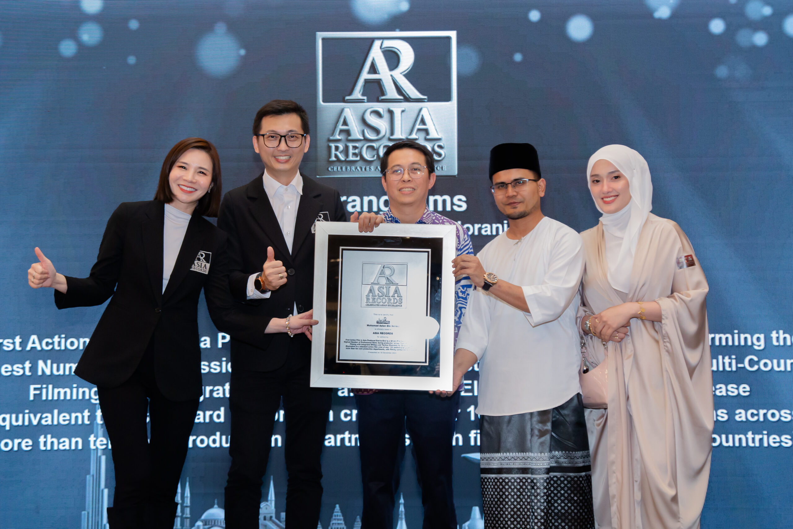 Terang Film Recognised by ASIA Records for Redefining Filmmaking Through Unprecedented Multi-Role Production Leadership