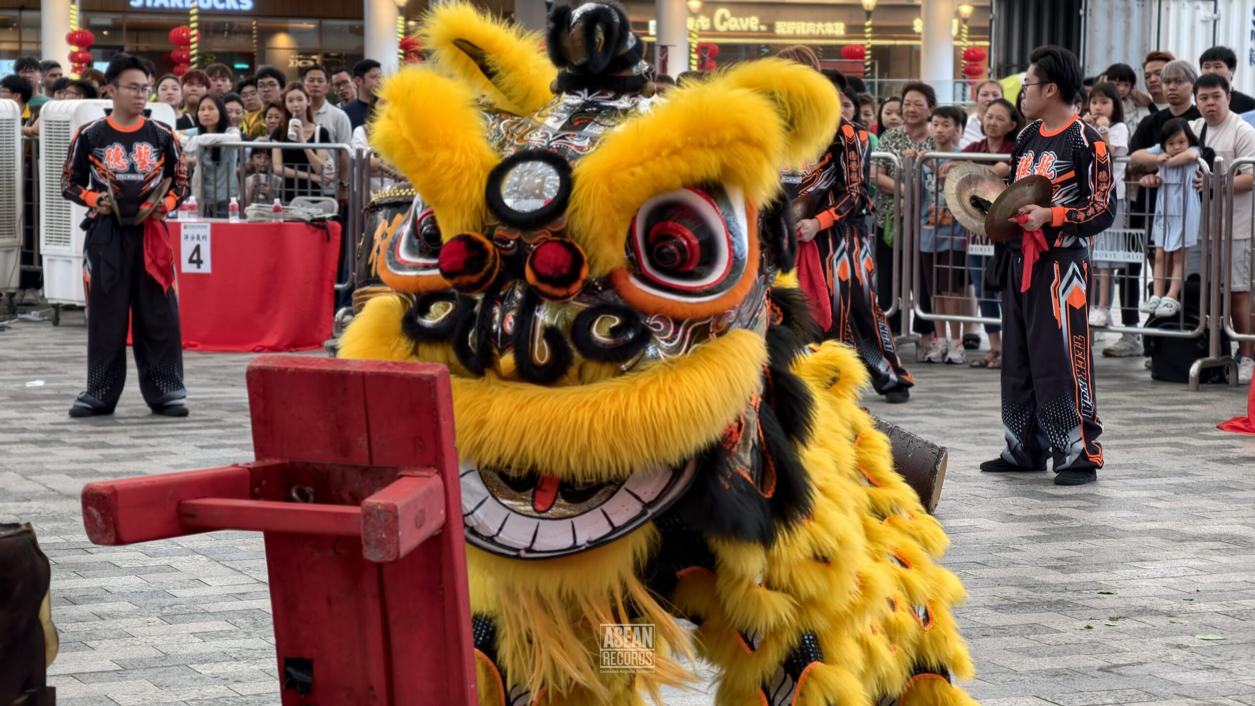 ASEAN Records Lion Dance 28 - Official ASIA Records Official ASIA Records: Largest LED Lion Dance Ceremony