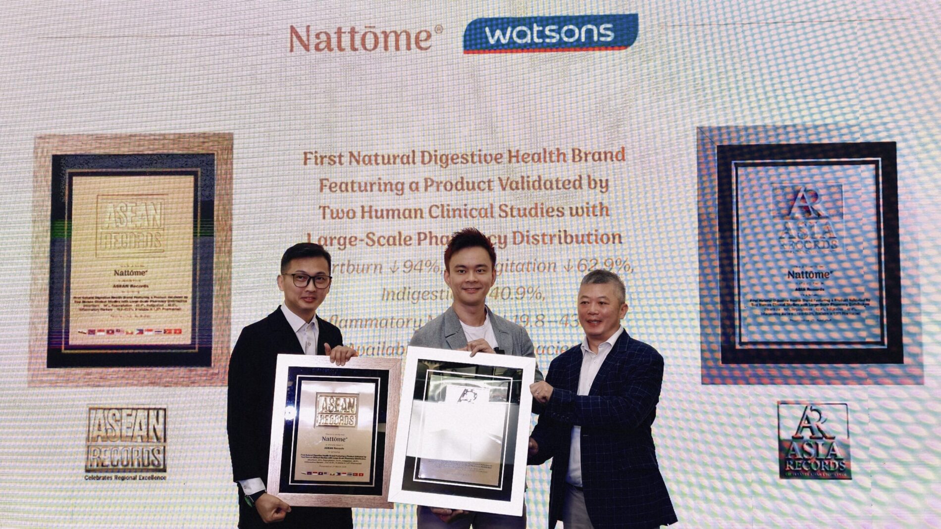 Nattome 获亚洲纪录认可，表彰其开创经临床验证的天然消化健康创新，并实现大规模药房分销